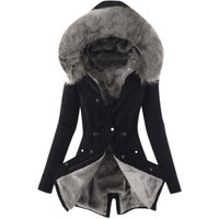 Clothing wish product 6 sizes 7 colors hot selling fur collar drawstring solid casual warm cotton coat