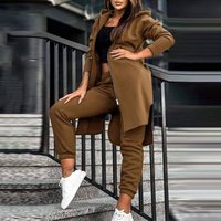 Clothing fashion casual fleece hooded sweater suit clothing