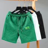 clothing shorts trendy brand cartoon sweatpants summer trendy brand fashion mid pants knitted beach five point pants