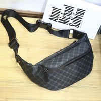 Korean Style Checkered Chest Crossbody Bag Fashion Casual Multifunctional Sports Cycling Phone Waist Shoulder Bag