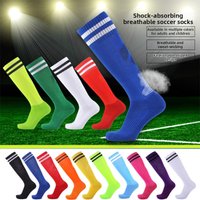 Anti Slip Towel Bottom Mid Calf Football Socks Thickened Sports Socks