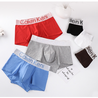Men's Cotton Boxer Briefs - Breathable, Anti-Bacterial, Comfortable Mid-Rise Underwear For Daily Wear (Multi-Pack, Assorted Colors)