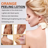 Orange Skin Body lotion Mildly exfoliate, fade dark spots, whiten skin, moisturize skin care fluid 2024 best