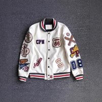 Baseball Uniform Jacket Autumn 2025 Trendy Loose Short Button up Outerwear