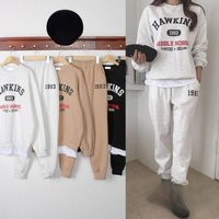 Clothing Autumn winter sportswear complete set autumn clothes salty temperament two piece suit