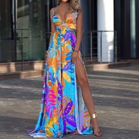 Dress Bohemian Strapless Strapless Floor Mounting Dress