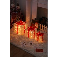 Festive PVC Christmas Light Decorations Set Battery Box – Eye Ball & Tree Design Holiday Party Decor"