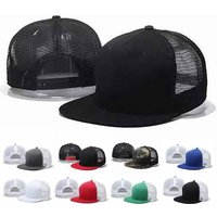 Summer hat Fashion flat brimmed hat Solid basic Baseball cap Men’s hip hop hat Women’s breathable sunscreen hat