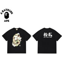 A BATHING APE BAPE-Camouflage Pattern Printed Men's Short Sleeved T-shirt