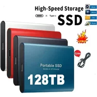 128TB Portable SSD High Speed USB3.1 Hard Drive M.2 Type-C Interface Storage Disk For PC Laptop Mac