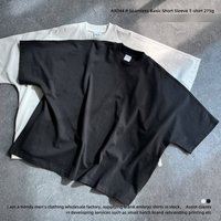 Oversized Seamless Cotton T-Shirt For Men - Streetwear Essential, Boxy Cropped Fit, Pure Breathable Fabric (White/Black)