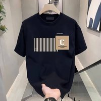 2025 summer loose men and women pullover 100% cotton short sleeve T-shirt
