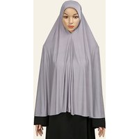 Women's Scarves Popular Large Pullover Hat Solid Color Simple All Match Headscarf 40D Crystal Linen Material