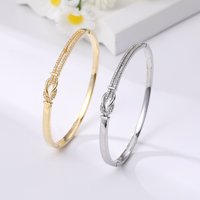 Women's Jewelry Infinity Symbol Eight Character Knotted Zircon Bracelet Simple Bracelet Inlaid With Diamonds And Starry Sky Fashion Hand Jewelry