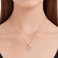 Simple hollow circle suit, dating dinner, light luxury, high end feeling, celebrity cold style female earrings and necklace