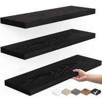 Nordic Floating Shelf – Rustic Oak | 10kg Capacity | Wall Storage | Bathroom/Office | Easy Install