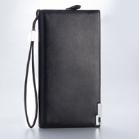 baellerry Long Clutch functional Business Casual Buckle Zipper Clutch Large Capacity