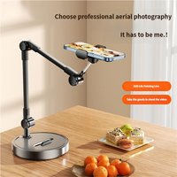 Premium Overhead Phone Tripod Stand – 720° Adjustable Heavy Duty Mount Live Streaming Cooking Videos & Online Classes