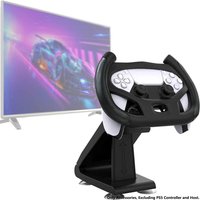 Gaming Racing Wheel PS5 Byteuni Steering Wheel With4 Table Suction Cup PlayStation 5 Dualsense Controller