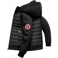 Hooded Cotton padded Jacket Stylish Graphic Print—a Versatile Casual Choice.