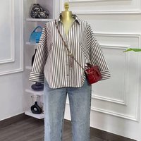 Clothing Fashion Lapel Casual Shirt Loose Fit Summer Style Niche Top Blouse