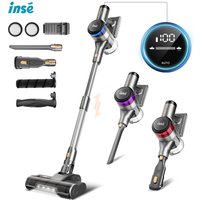 55Kpa Cordless Vacuum Cleaner With LED Display, 60Min Runtime, 4 Modes, Retractable Handle, For Bottom Of Furniture, Pet Hair, Carpet And Hard Floors
