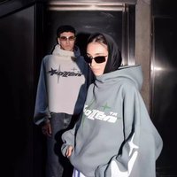 Clothing Loose Hoodie Y2k Star Letter Printing Casual Trendy Design High Collar Top