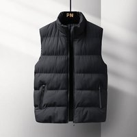 clothing Printable logo down jacket vest large sleeveless vest couple vest