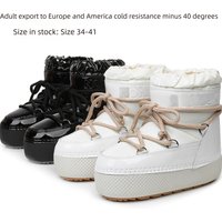 Women's Shoes goods new women's winter moon boots waterproof women's space boots