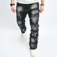 Clothing slim fit bootcut trousers hip hop high street jeans