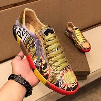 Spring Summer 2025 Edition Medusa Shoes Genuine Leather Breathable Casual Board Shoes