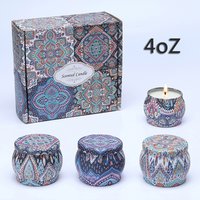 Hot selling plant oil scented candles holiday fragrance gifts Amazons best selling scented candle set