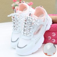 Daddy Shoes Women's New Mesh Breathable All Match Thick Soled Platform Casual Sports Shoes