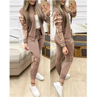 Women's Fashion Bead Splicing Suit