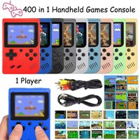 1Pcs Macaron Mini 400 1 Gaming Console Big Screen Handheld Retro Classic Game Player Portable Game Console Retro Gaming Machine