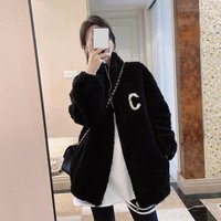 Women's Fleece Sherpa Lined Zip-Up Jacket - Soft Coral Fleece Outerwear For Winter, Cozy High Neck Pullover For Casual & Outdoor Wear