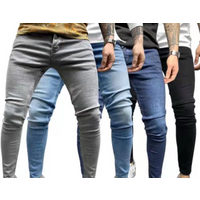 Stretch Skinny Jeans Premium Slim Fit Denim Pants High Elasticity Comfort Jeans Daily Wear