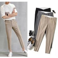 Clothing Slim Fit Trousers Straight Nine Point Suit Trousers Business Casual Trousers Handsome