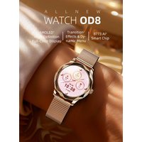 AMOLED smartwatch 38mm wireless calling gift voice assistant 100+sports mode