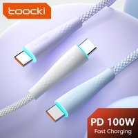 Tooki PD 100W USB C-to-C Cable Macbook Fast Charging Cable Huawei Xiaomi POCO Samsung Data Cable USB-C Cable 3M