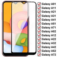 100D Protective Glass Samsung Galaxy A01 A11 A21 A31 A41 A51 A71 Tempered Screen Protector A02 A12 A22 A32 A52 A72 Glas Film