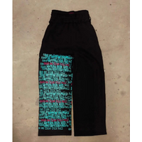 Clothing Popular Code Series Printed Single Waist Wide Leg Pants