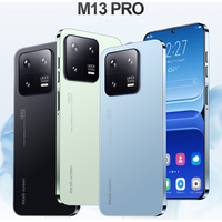 New M13 PRO Mobile Phone 6.8 inch 2GB +16GB Give 128GB Memory Card 540*960 Pixel Fingerprint Unlock Two SIM Cards And One TF Card Mobile Phone