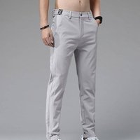 Clothing Summer Ice Silk Casual Pants Straight Loose Elastic Thin Quick Drying Sports Summer Trousers Breathable