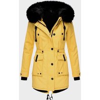 Women’s Fleece-Lined Winter Coat – Thicken Cotton Parka With Faux Fur Trim In Black, Pink, Red, Green & More