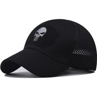 Skull Net Baseball Cap Mens Tactical Operator Cap Fits Outdoor Breathing Cap
