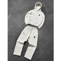 Streetwear Brand Clothing Trendy Streetwear Hoodie & Pants Set Zip Up Design Stylish Casual Outfit &