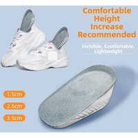 Silicone Half Insole Breathable Inner Height Increasing Insole PU Insole Invisible Height Increasing Heel Pad