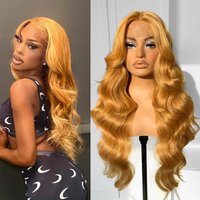 Cross Border European American Front Lace Synthetic Hair Wig Middle Part Long Curly Big Waves Multiple