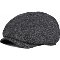 Unisex Hat Women’s Autumn vintage beret Winter thickened warm cap octagon hat men’s painter’s hat